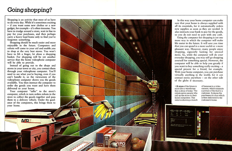 Illustration for article titled Shopping in the Future (1981)